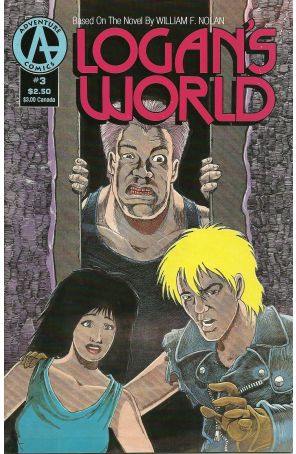 Logan's World 3 published by Adventure with cover art by Barry Blair