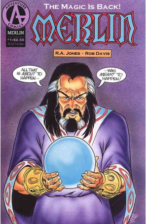 Merlin: Idylls of the King 1 published by Adventure with cover art by Rob Davis