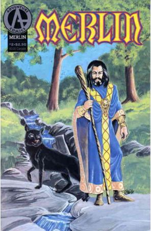Merlin: Idylls of the King 2 published by Adventure with cover art by Rob Davis