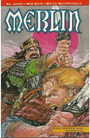 Merlin 2 published by Adventure with cover art by Dave Dorman