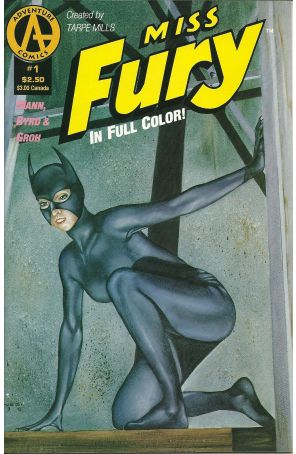 Miss Fury (Adventure) 1 published by Adventure with cover art by Lurene Haines