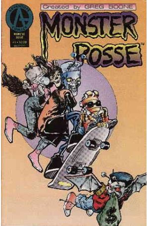 Monster Posse 3 published by Adventure with cover art by Greg Boone