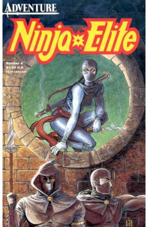 Ninja Elite 4 published by Adventure with cover art by Dan Steffan