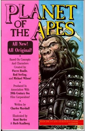 Planet of the Apes (2nd Series) 1B published by Adventure with cover art by Dale Keown