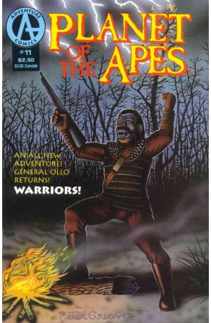 Planet of the Apes (2nd series) 11 published by Adventure with cover art by Peter Greaver