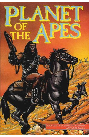 Planet of the Apes (2nd Series) 2 published by Adventure with cover art by John Tobias
