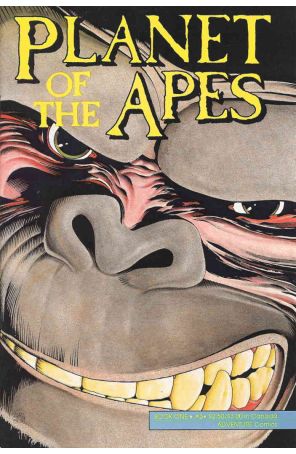 Planet of the Apes (2nd series) 3 published by Adventure with cover art by Gary Chaloner and Steve Mattsson