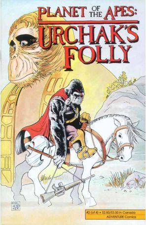 Planet of the Apes: Urchak's Folly 2 published by Adventure with cover art by Gary Chaloner