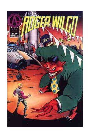 Roger Wilco 2 published by Adventure with cover art by Andrew Walls