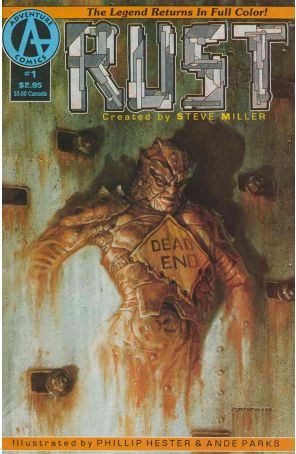 Rust (3rd Series) 1 published by Adventure with cover art by Dave Dorman