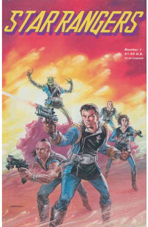Star Rangers 1 published by Adventure with cover art by Dave Dorman