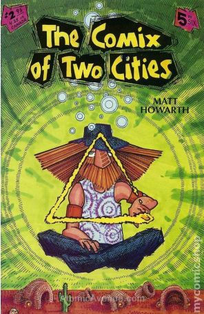 The Comix of Two Cities 5 published by Aeon with cover art by Matt Howarth