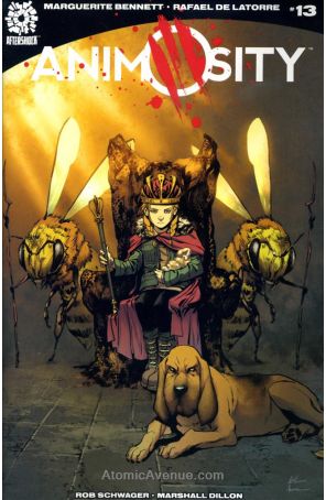 Animosity 13 published by AfterShock with cover art by Rafael De Latorre