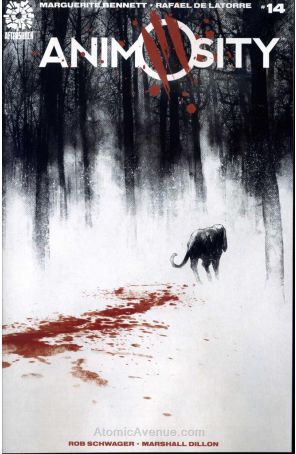 Animosity 14 published by AfterShock with cover art by Rafael De Latorre