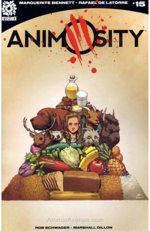 Animosity 15 published by AfterShock with cover art by Rafael De Latorre