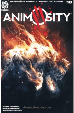 Animosity 18 published by AfterShock with cover art by Rafael De Latorre
