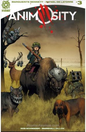 Animosity 3 published by AfterShock with cover art by Rafael De Latorre