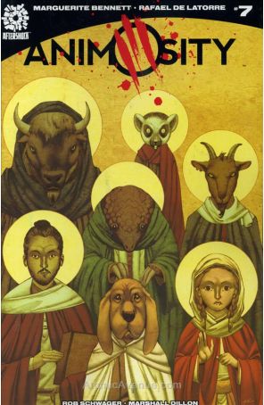 Animosity 7 published by AfterShock with cover art by Rafael De Latorre