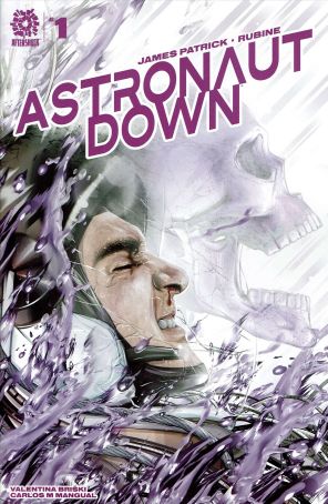 Astronaut Down 1A published by AfterShock with cover art by Rubine