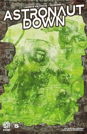 Astronaut Down 5 published by AfterShock with cover art by Rubine