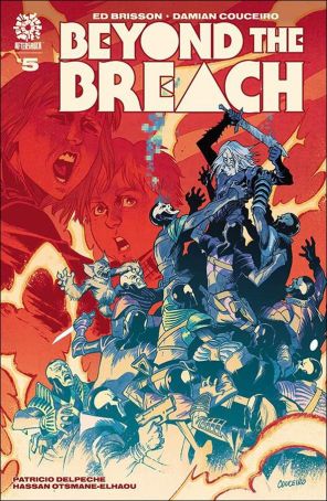 Beyond the Breach 5 published by AfterShock with cover art by Damian Couceiro