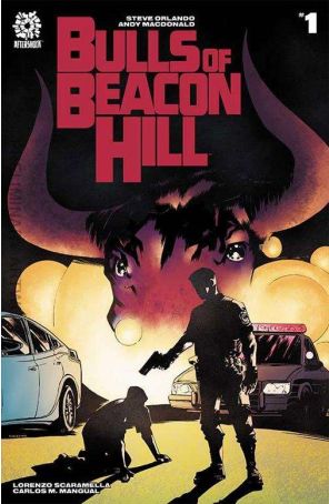 Bulls of Beacon Hill 1A published by AfterShock with cover art by Andy Macdonald