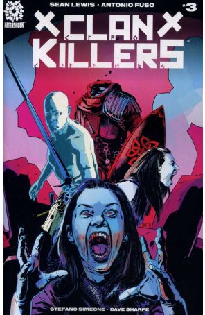 Clankillers 3 published by AfterShock with cover art by Antonio Fuso