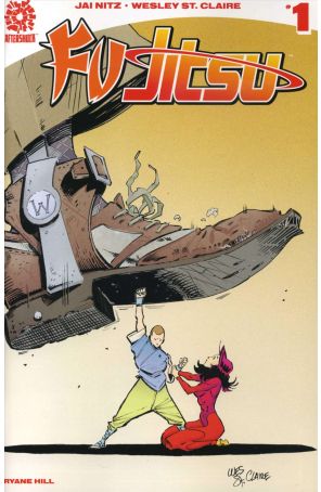 Fu Jitsu 1A published by AfterShock with cover art by Claire Wesley St.