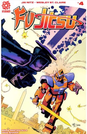 Fu Jitsu 4 published by AfterShock with cover art by Claire Wesley St.