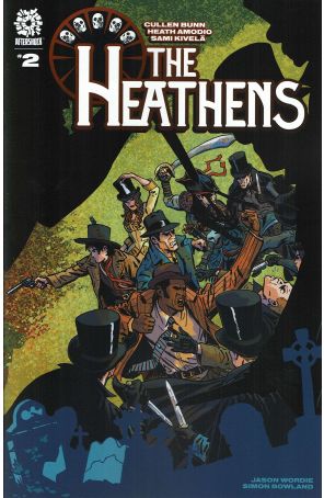 The Heathens 2 published by AfterShock with cover art by Sami Kivela