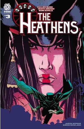 The Heathens 3 published by AfterShock with cover art by Sami Kivela