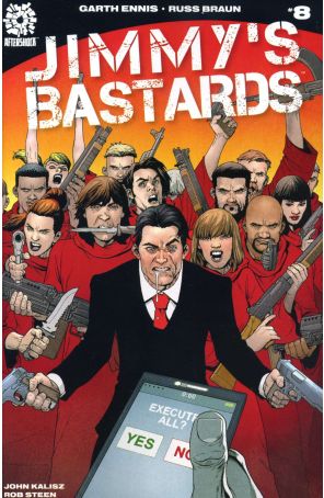 Jimmy's Bastards 8 published by AfterShock with cover art by Andy Clarke