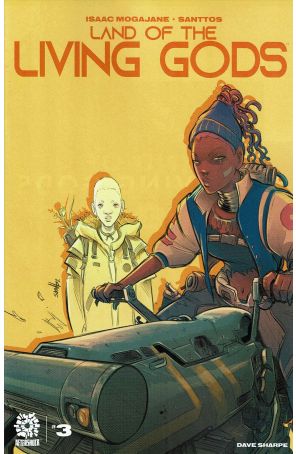 Land of the Living Gods 3 published by AfterShock with cover art by Santtos