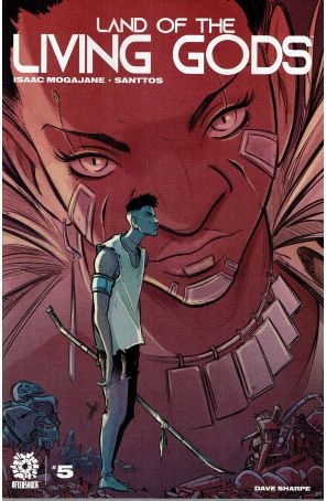 Land of the Living Gods 5 published by AfterShock with cover art by Santtos