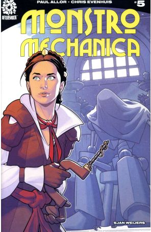 Monstro Mechanica 5 published by AfterShock with cover art by Chris Evenhuis