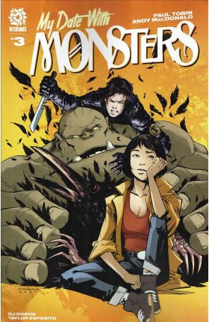 My Date With Monsters 3 published by AfterShock with cover art by Andy MacDonald