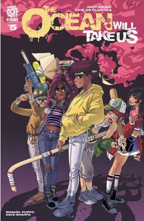 The Ocean Will Take Us 5 published by AfterShock with cover art by Carlos Olivares