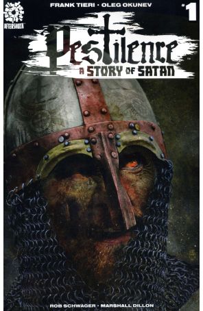 Pestilence: Story of Satan 1A published by AfterShock with cover art by Tim Bradstreet