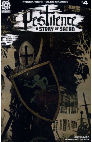 Pestilence: Story of Satan 4 published by AfterShock with cover art by Tim Bradstreet