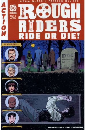 Rough Riders: Ride or Die 3 published by AfterShock with cover art by Pat Oliffe