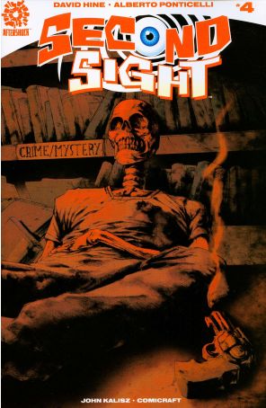 Second Sight 4 published by AfterShock with cover art by Alberto Ponticelli