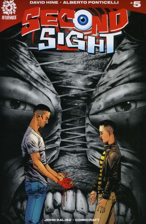Second Sight 5 published by AfterShock with cover art by Alberto Ponticelli
