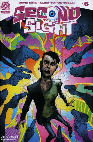 Second Sight 6 published by AfterShock with cover art by Alberto Ponticelli
