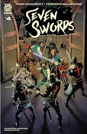 Seven Swords 4 published by AfterShock with cover art by Andy Clarke