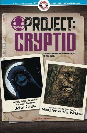 Project: Cryptid 7 published by Ahoy with cover art by Jamal Igle