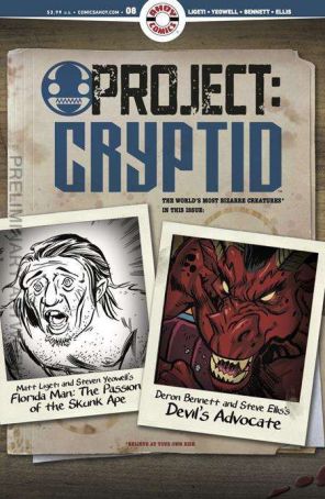 Project: Cryptid 8 published by Ahoy with cover art by Steve Yeowell and Steve Ellis