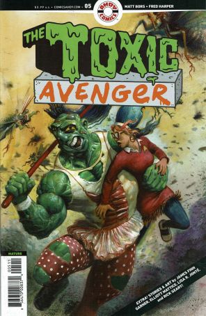 Toxic Avenger (Ahoy) 5A published by Ahoy with cover art by Fred Harper