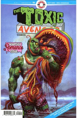 Toxic Avenger Comics 4A published by Ahoy with cover art by Fred Harper