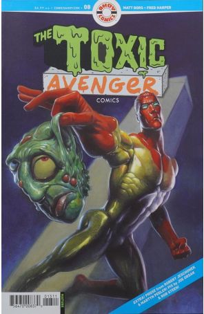 Toxic Avenger Comics 8 published by Ahoy with cover art by Fred Harper
