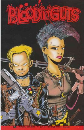 Blood 'n' Guts 1 published by Aircel with cover art by Barry Blair